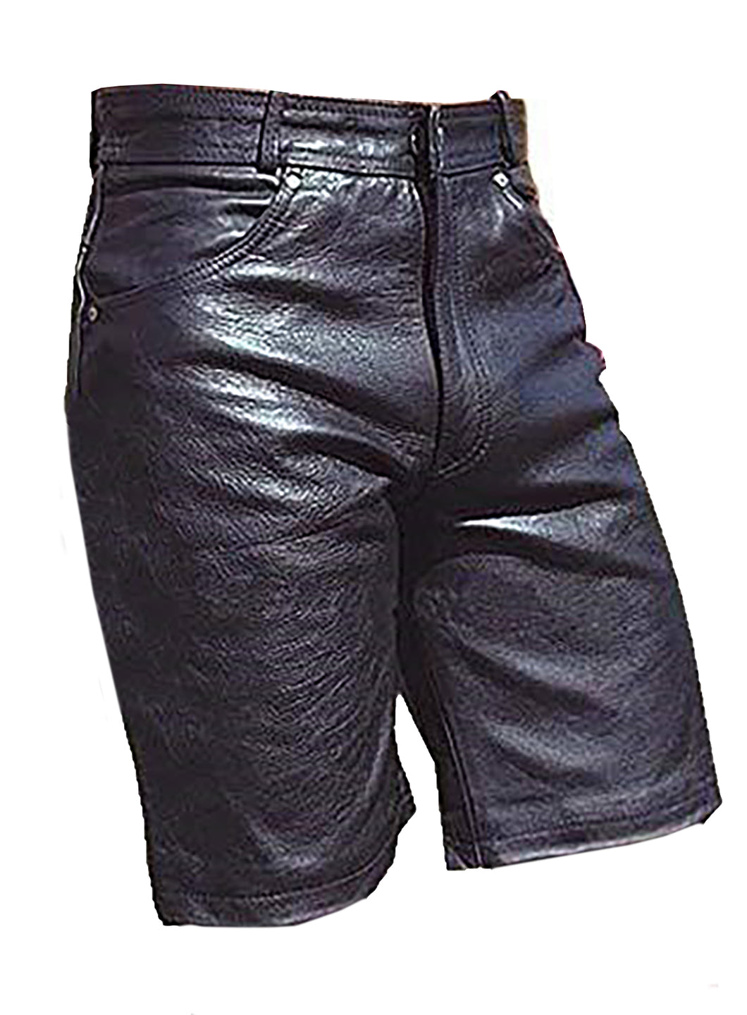 Men's Genuine Cow Leather Shorts