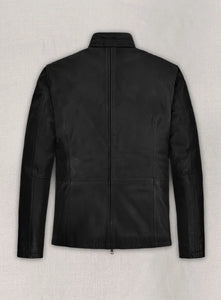 TOM CRUISE Black Leather Jacket
