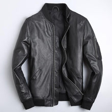 Lataa kuva Galleria-katseluun, Men&#39;s Premium Cowhide Leather Jacket
