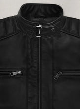 Load image into Gallery viewer, ANDREW TATE Black Leather Jacket

