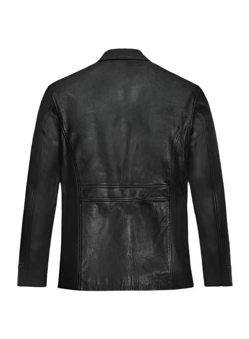 Mne's Black Leather Jacket