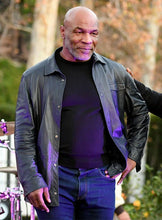 Indlæs billede til gallerivisning MIKE TYSON Black Leather Shirt
