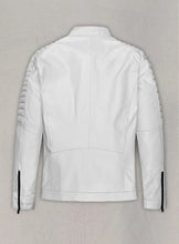 Load image into Gallery viewer, VIN DIESEL White Leather Jacket
