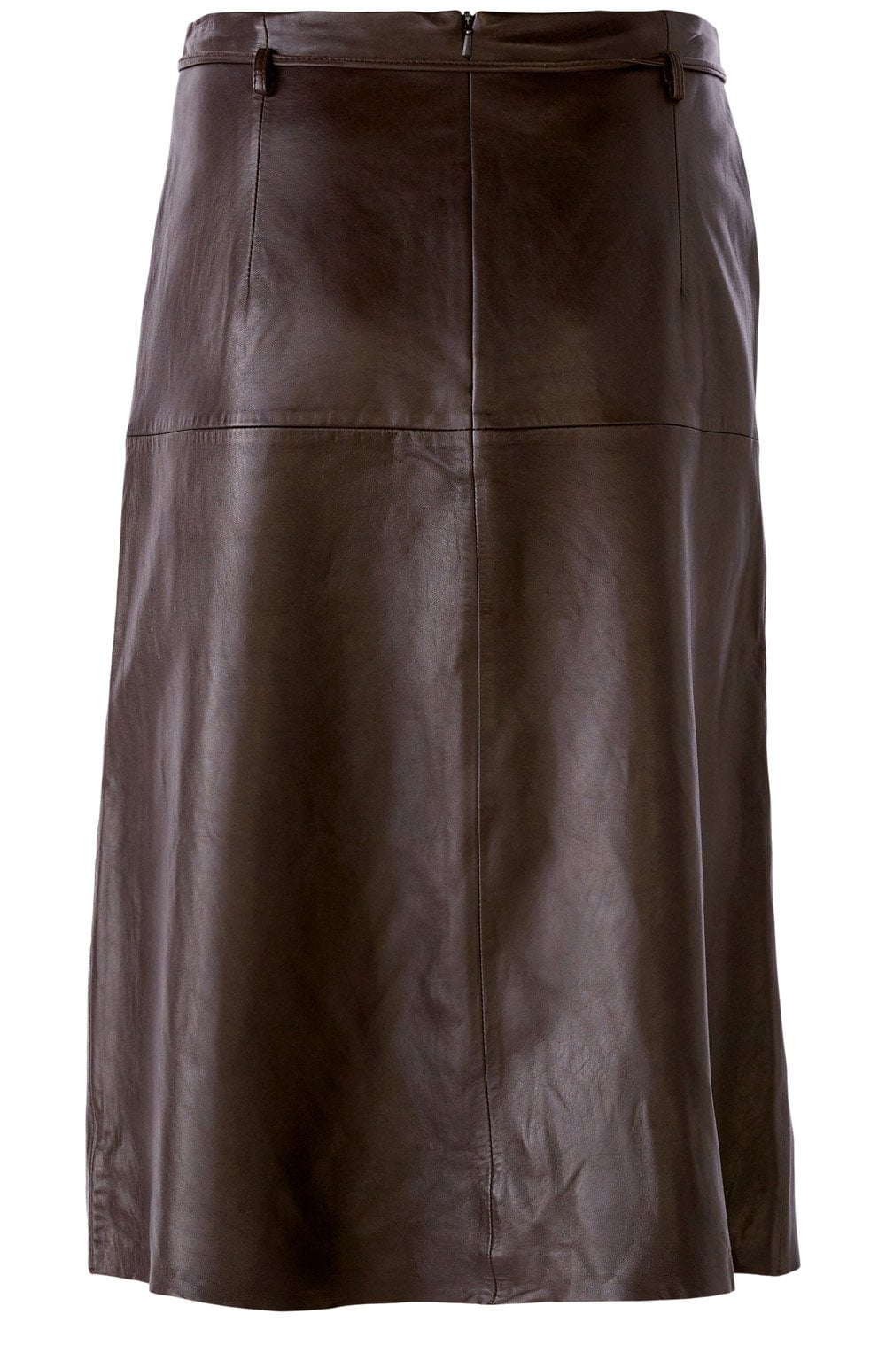 Damen Echtes Leder Roter Minirock Clubwear