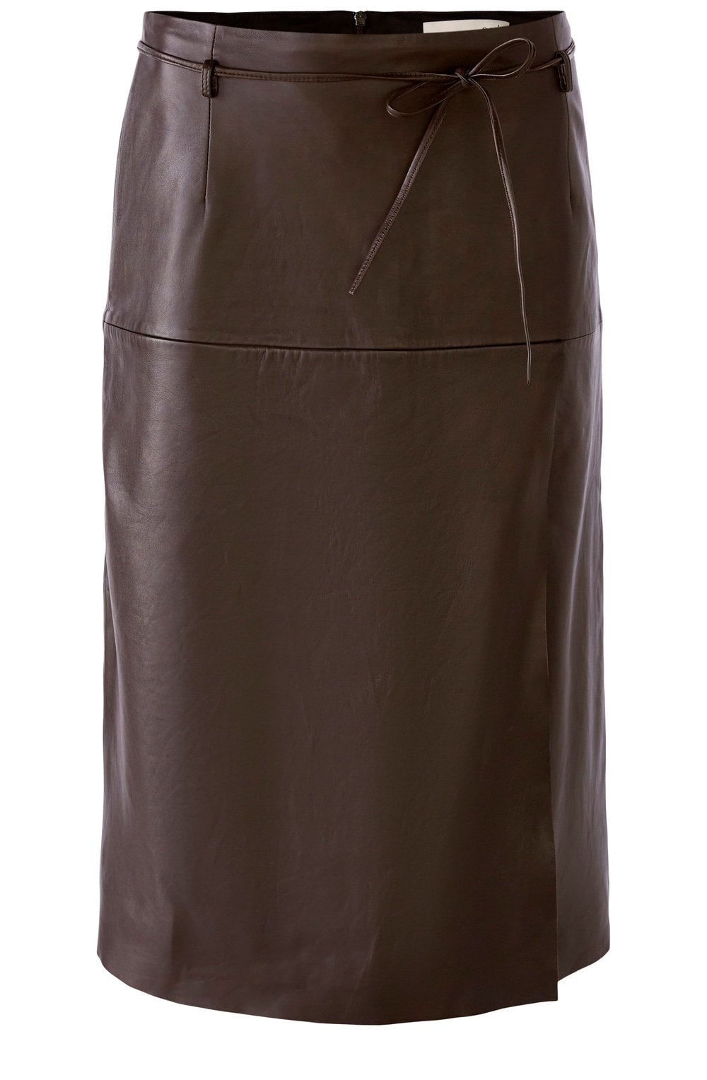 Damen Echtes Leder Roter Minirock Clubwear