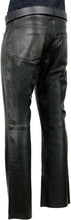 Load image into Gallery viewer, Men&#39;s Genuine Leather Straight Leg Biker trouser pants
