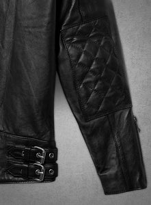David Beckham Genuine Leather Slim Fit Jacket