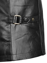 Carica l&#39;immagine nel visualizzatore di Gallery, ARNOLD SCHWARZENEGGER Black Leather Jacket
