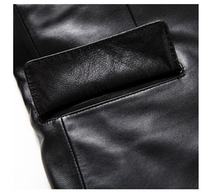 Men's Black Genuine Lambskin Blazer Coat/Jacket