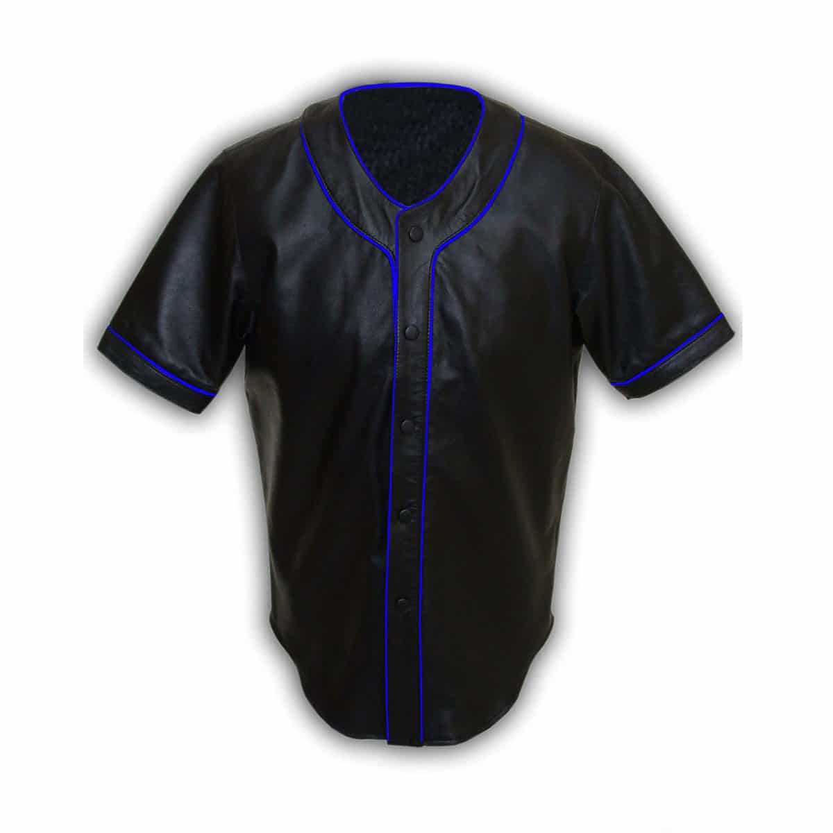 Men's Sheep Leather Baseball Vest Jersey