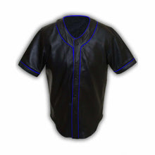 Load image into Gallery viewer, Men&#39;s Sheep Leather Baseball Vest Jersey
