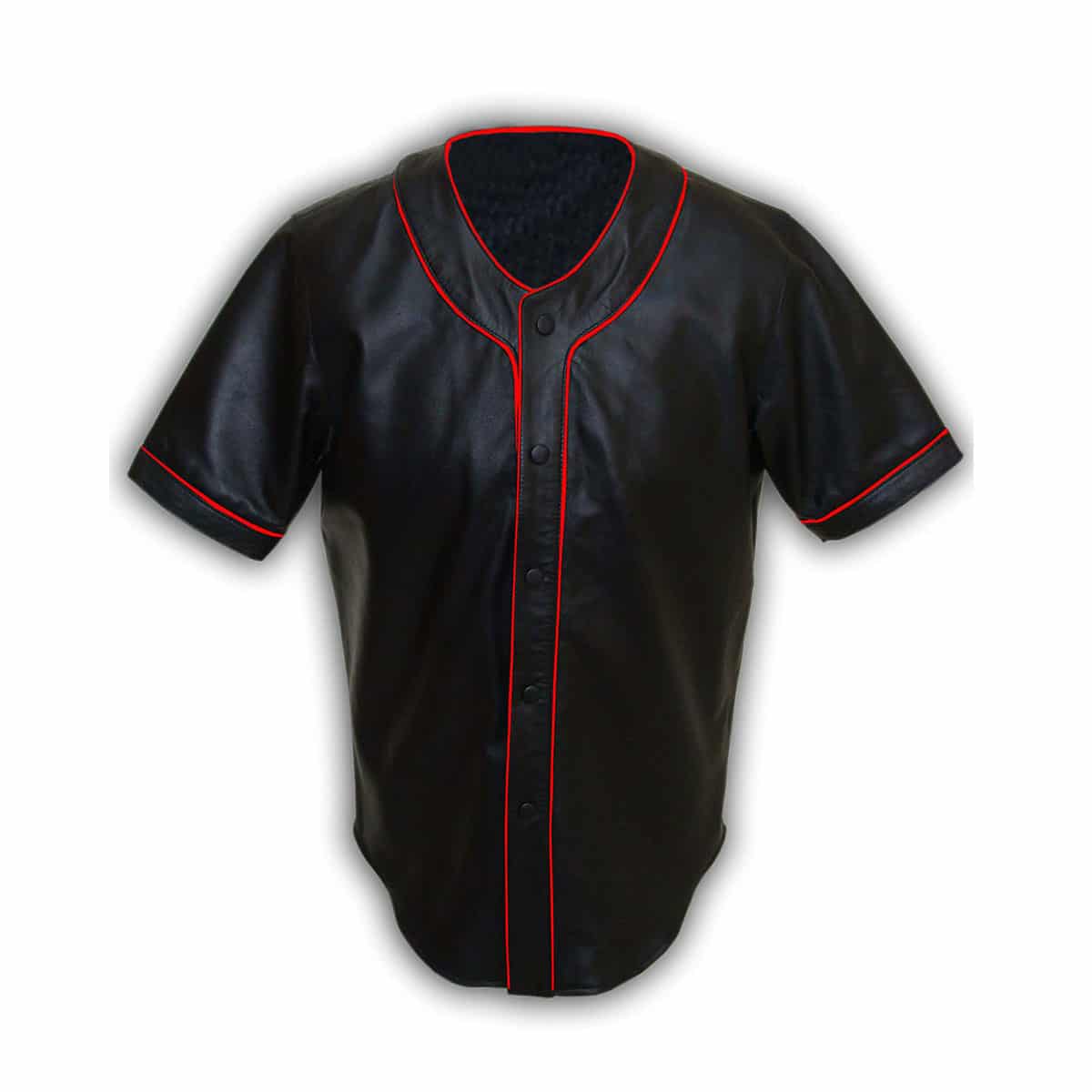 Men's Sheep Leather Baseball Vest Jersey