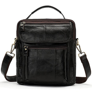 Men's Genuine Leather Cross body Bag Messenger Bag Shoulder Bag