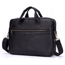 Carica l&#39;immagine nel visualizzatore di Gallery, Men&#39;s Genuine Leather Handbags Laptop Bag Business Travel Messenger Bag
