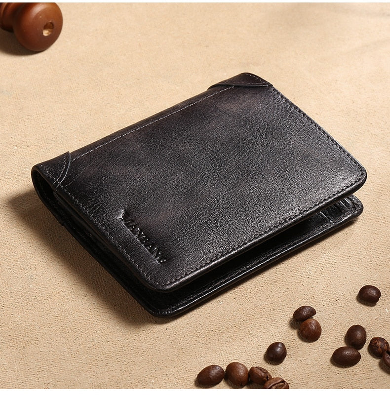 Men's Genuine Leather Smart Wallets
