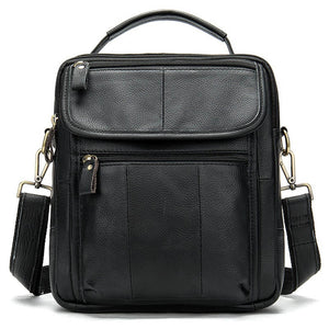 Men's Genuine Leather Cross body Bag Messenger Bag Shoulder Bag