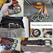 Cargar imagen en el visor de la galería, Men&#39;s Genuine Leather Belts
