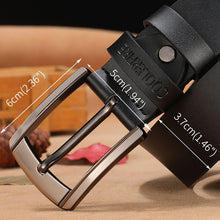 Cargar imagen en el visor de la galería, Men&#39;s High Quality Genuine Leather belt Luxury Designer Belts
