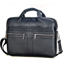 Charger l&#39;image dans la galerie, Men&#39;s Genuine Leather Handbags Laptop Bag Business Travel Messenger Bag
