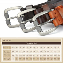 Cargar imagen en el visor de la galería, Men&#39;s Genuine Leather Belts
