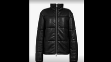 Carica l&#39;immagine nel visualizzatore di Gallery, Men Leather Puffer Jacket
