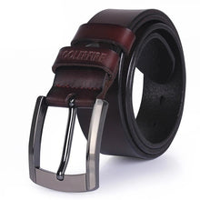 Indlæs billede til gallerivisning Men&#39;s High Quality Genuine Leather belt Luxury Designer Belts
