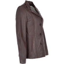 Last inn bildet i Galleri-visningsprogrammet, Ladies Brown Genuine Leather Jacket
