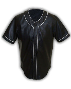 Men's Sheep Leather Baseball Vest Jersey