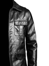 Indlæs billede til gallerivisning Men&#39;s Black Premium Sheep Leather Jacket
