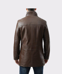 Men's Brown Leather Jacket