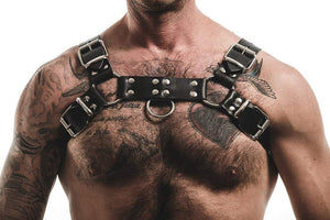 Handmade Genuine Leather Harness Bondage