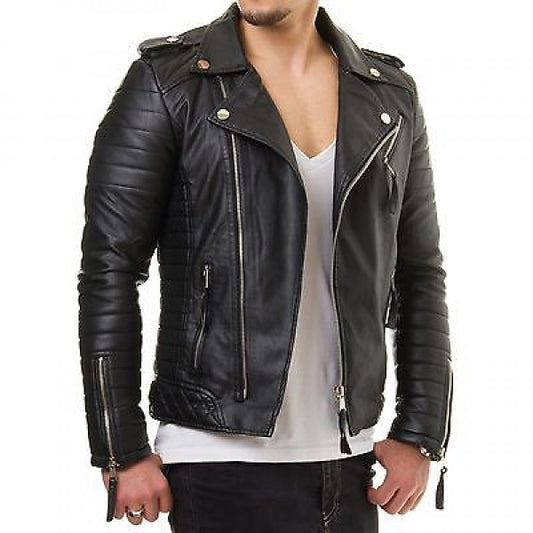 Men's Black Sheep Leather Jacket