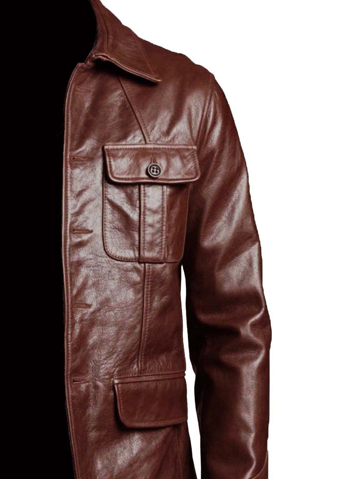 Men's Brown Sheep Leather Jacket