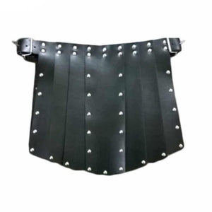 Gladiator-Kilt-Set aus echtem Leder für Herren Römischer Krieger