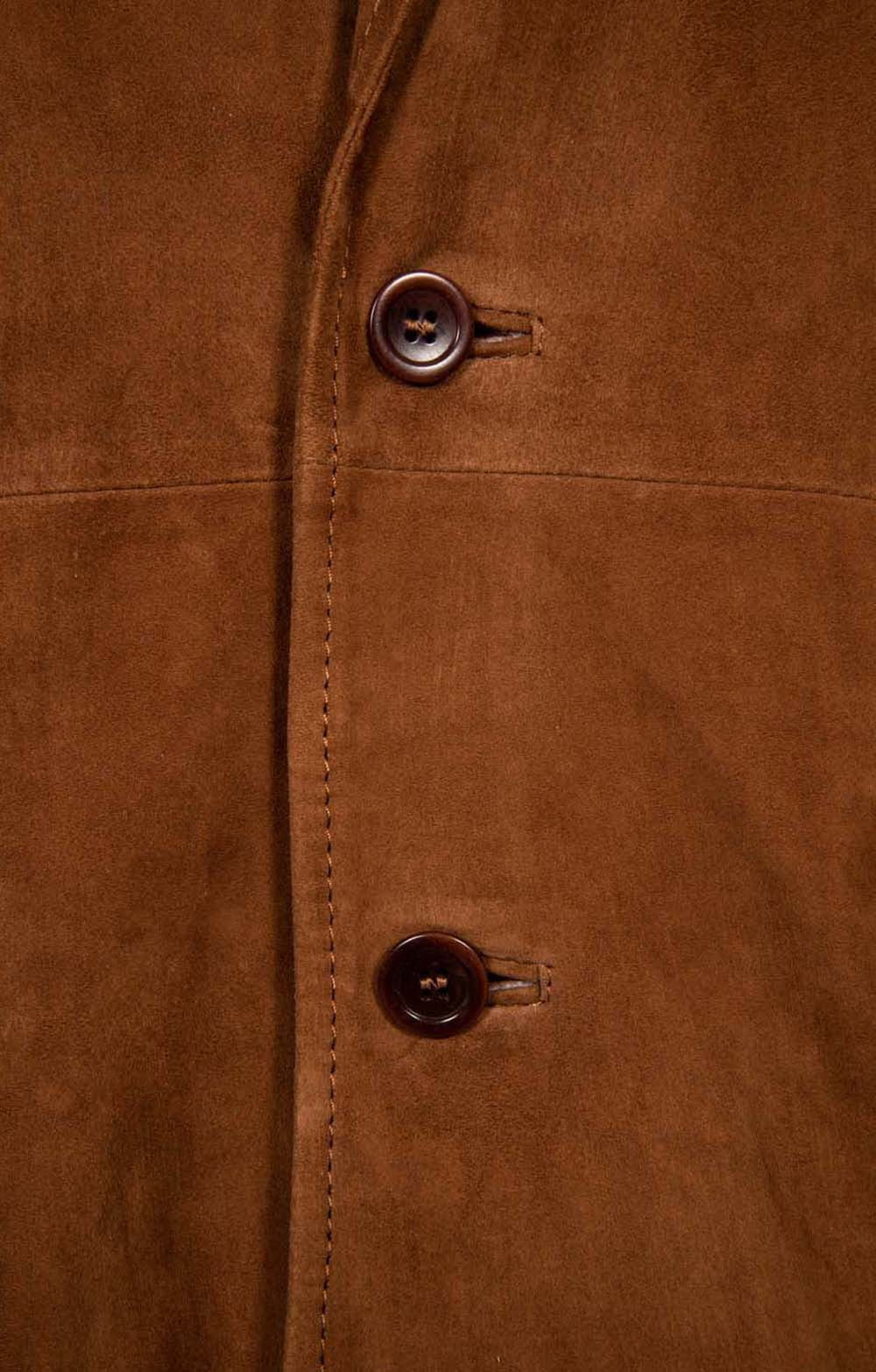 Men's Brown Suede Blazer