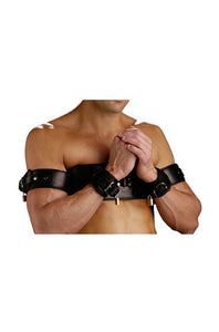 Handgelenk-Brust-Fessel aus Leder