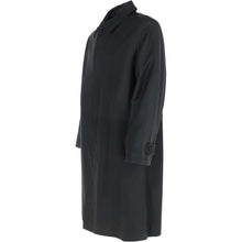 Indlæs billede til gallerivisning Men&#39;s Black Genuine Lambskin Overcoat Jacket
