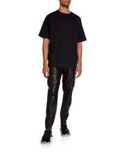 Load image into Gallery viewer, Men&#39;s Genuine Leather Cargo Jogging pants
