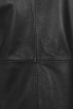 Afbeelding in Gallery-weergave laden, Ladies Black Genuine Leather Blazer
