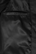 Indlæs billede til gallerivisning Ladies Black Genuine Leather Blazer
