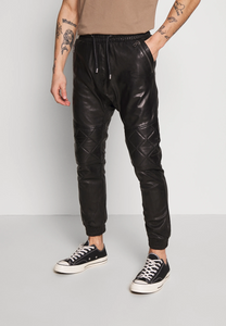 Men's Genuine Leather Jogging pants