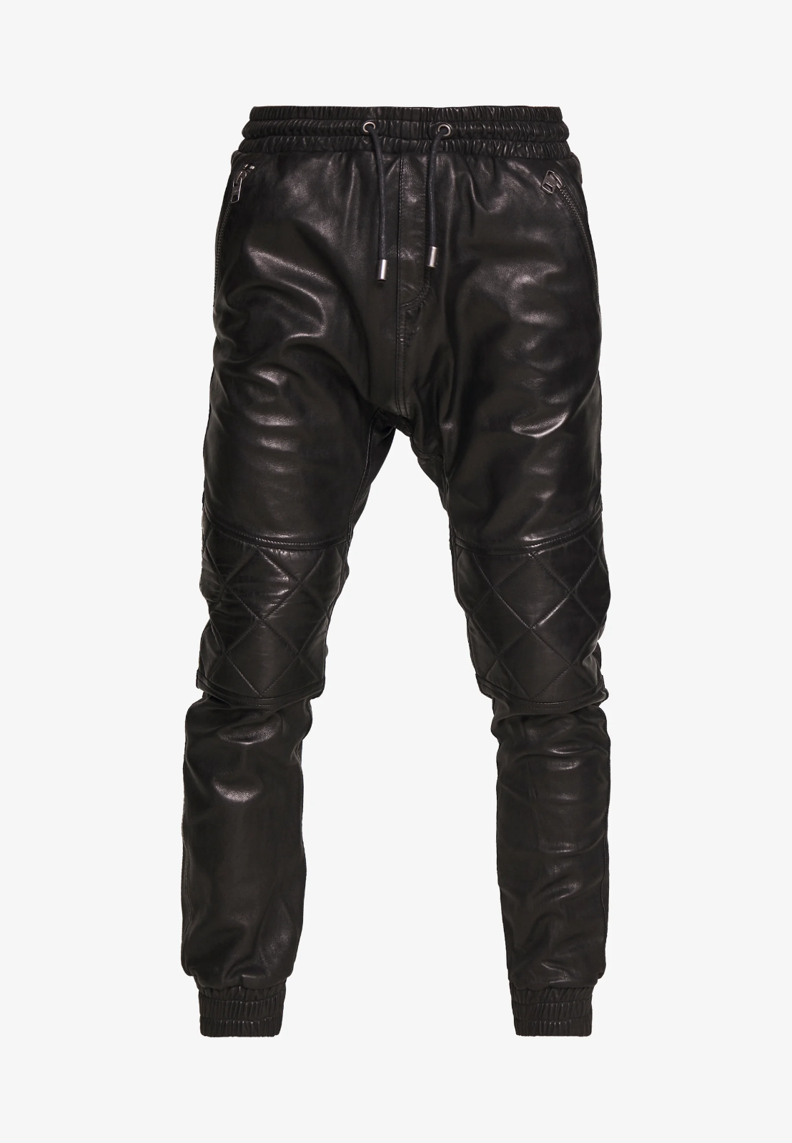 Men's Genuine Leather Jogging pants