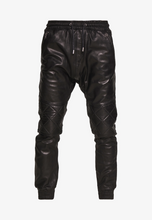 Lataa kuva Galleria-katseluun, Men&#39;s Genuine Leather Jogging pants
