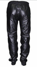 Carica l&#39;immagine nel visualizzatore di Gallery, Men&#39;s Genuine Leather Jogging track pants
