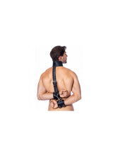 Load image into Gallery viewer, Leather Neck &amp; Arm Binder Bondage
