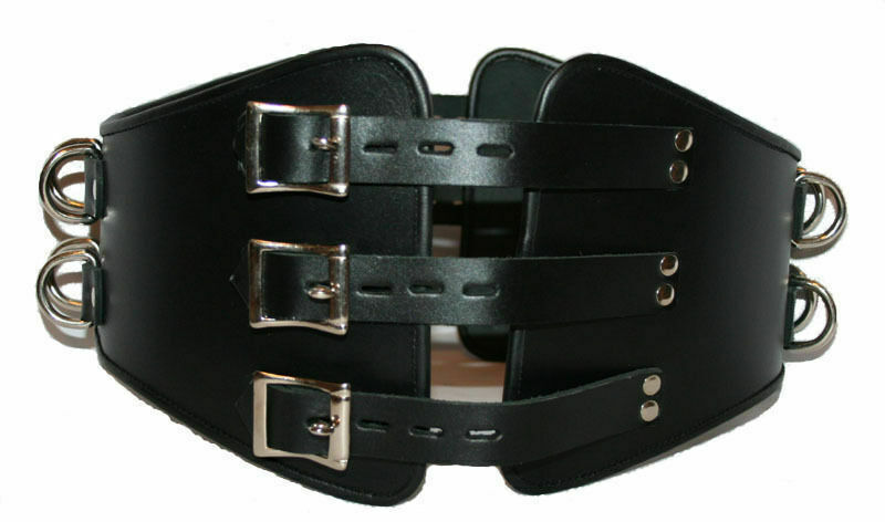 Men's Genuine Leather Corset Cincher Bondage