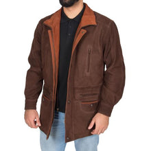 Last inn bildet i Galleri-visningsprogrammet, Men&#39;s Real Nubuck Leather Parka Jacket
