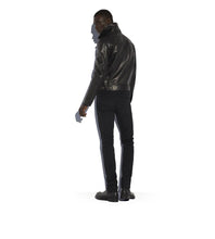 Afbeelding in Gallery-weergave laden, Men&#39;s Black Leather Jacket
