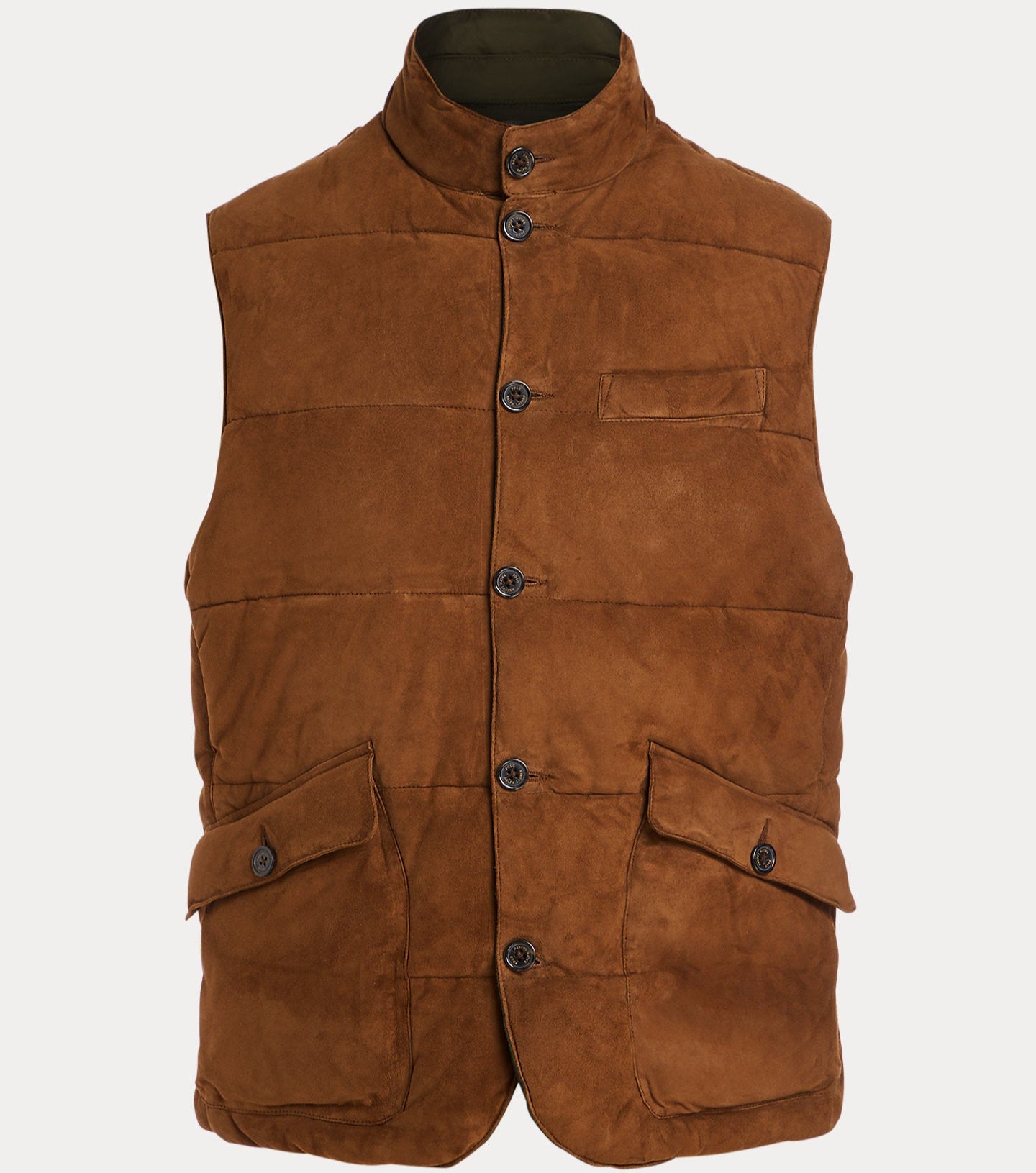 Brown Suede Gilet