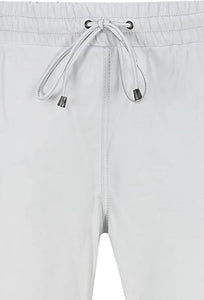 Pantalon de jogging homme en cuir blanc